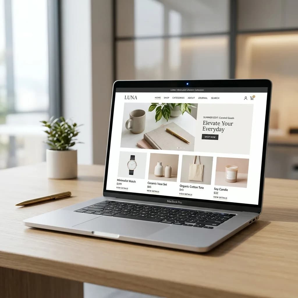Ovvee restaurant website preview